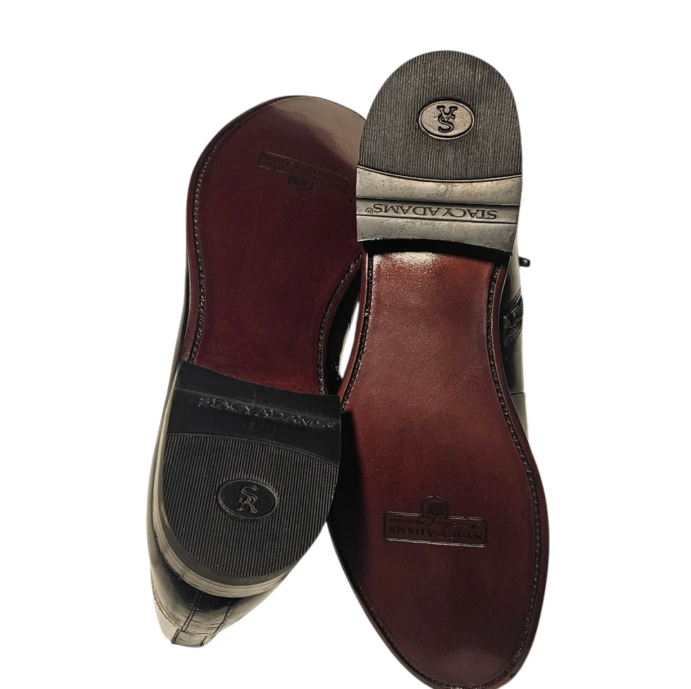 Stacy Adams Madison Spectator Spat Cap Toe Size 10.5 - Picture 7 of 11
